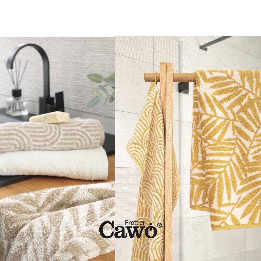 Frottier - der unentbehrliche Begleiter im Badezimmer, kuschelweich und saugstark. Viele Dessins, alle Größen bei Betten Wegener.